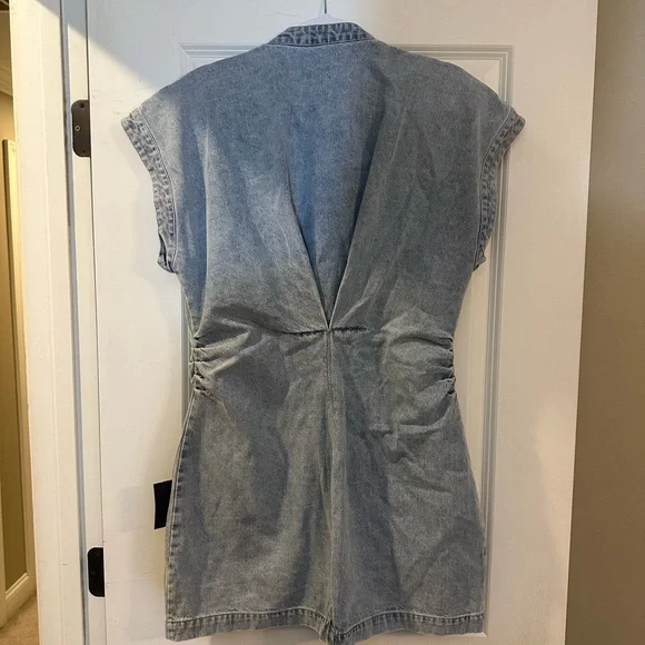 Lulu's Light Blue Denim Dress - Picture 4 of 5